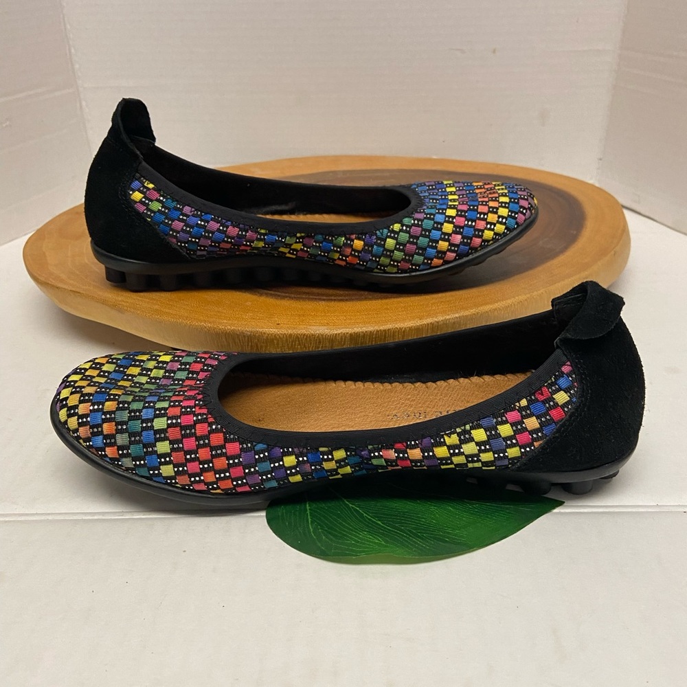Rainbow Woven Bernie Mev. Flats